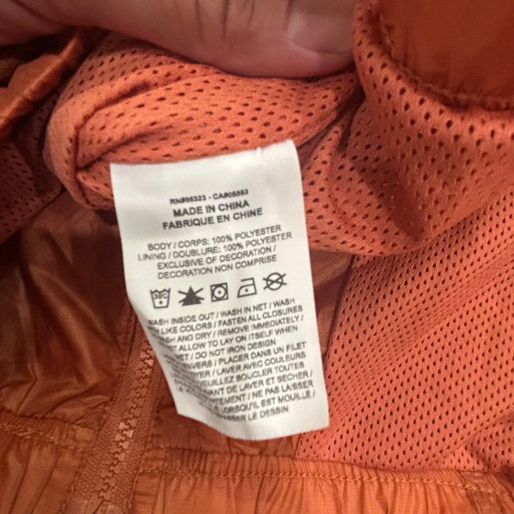 Jordan 23 Engineered Mens‎ Full Zip Lightweight Jacket Orange DM1863-872 Size L